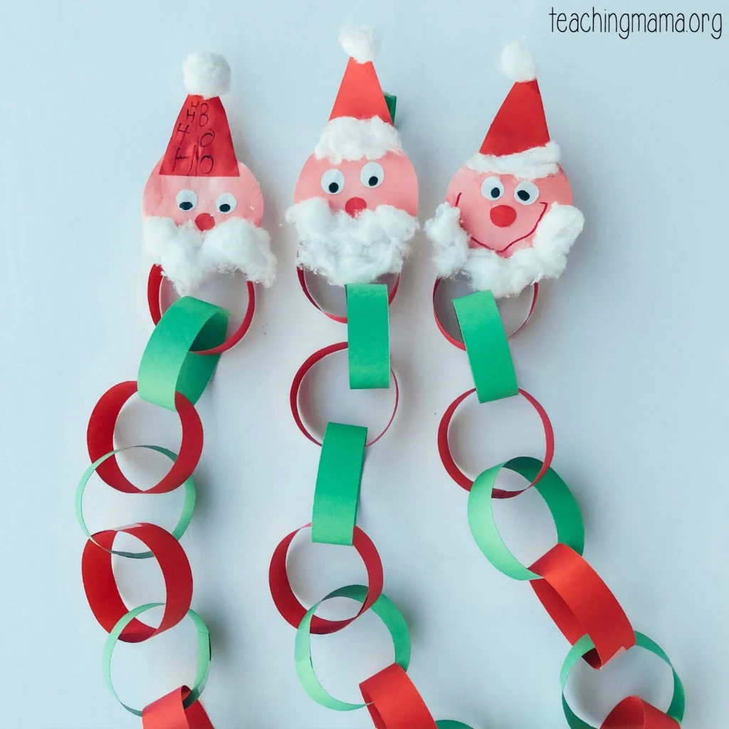 christmas crafts paper garland
