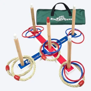 Elite Sportz Ring Toss Games for Kids - Outdoor Yard Game for Adults & Family - Backyard Toys, Outdoor Game, Backyard Games, Lawn Games for Kids Ages 4-8