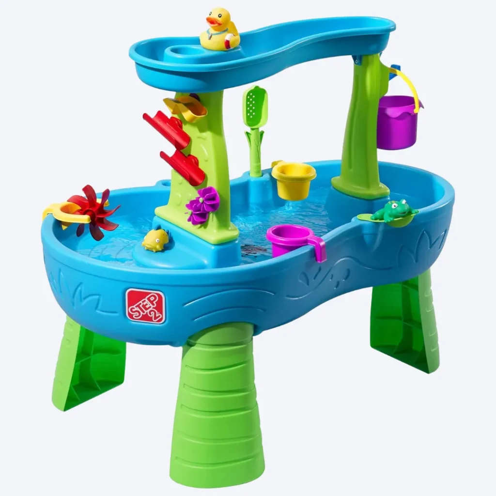 step 2 rain showers splash pond water table