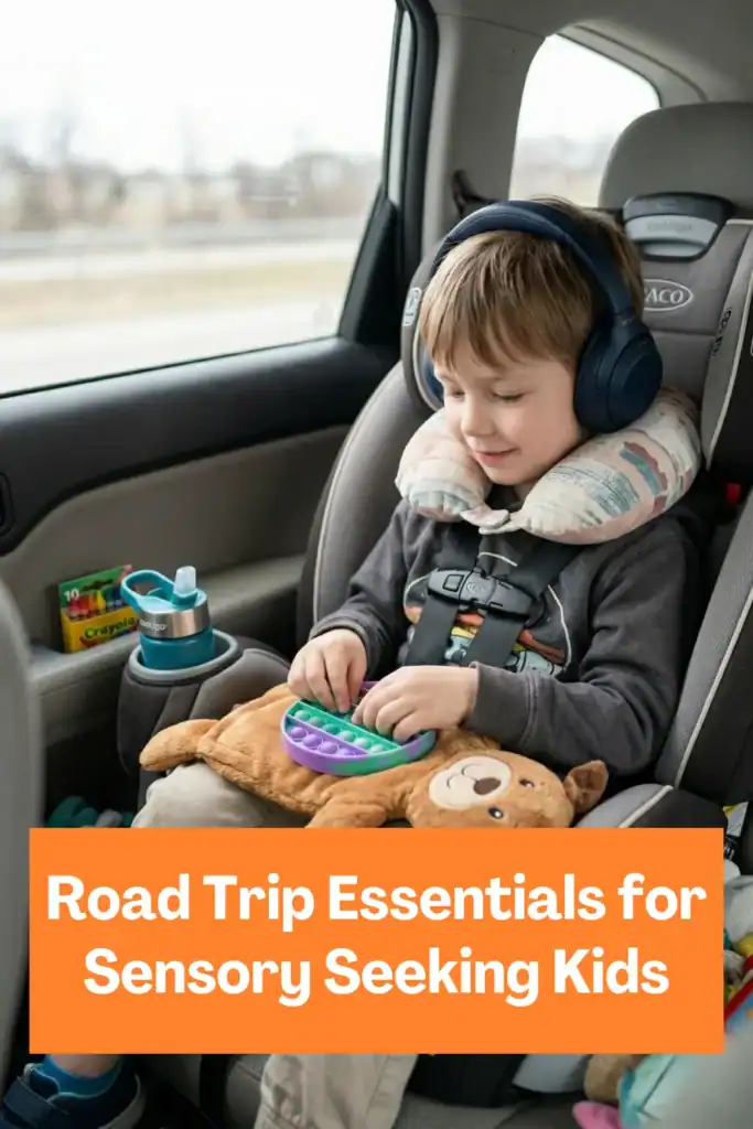 road trip essentials for sensory seeking kids