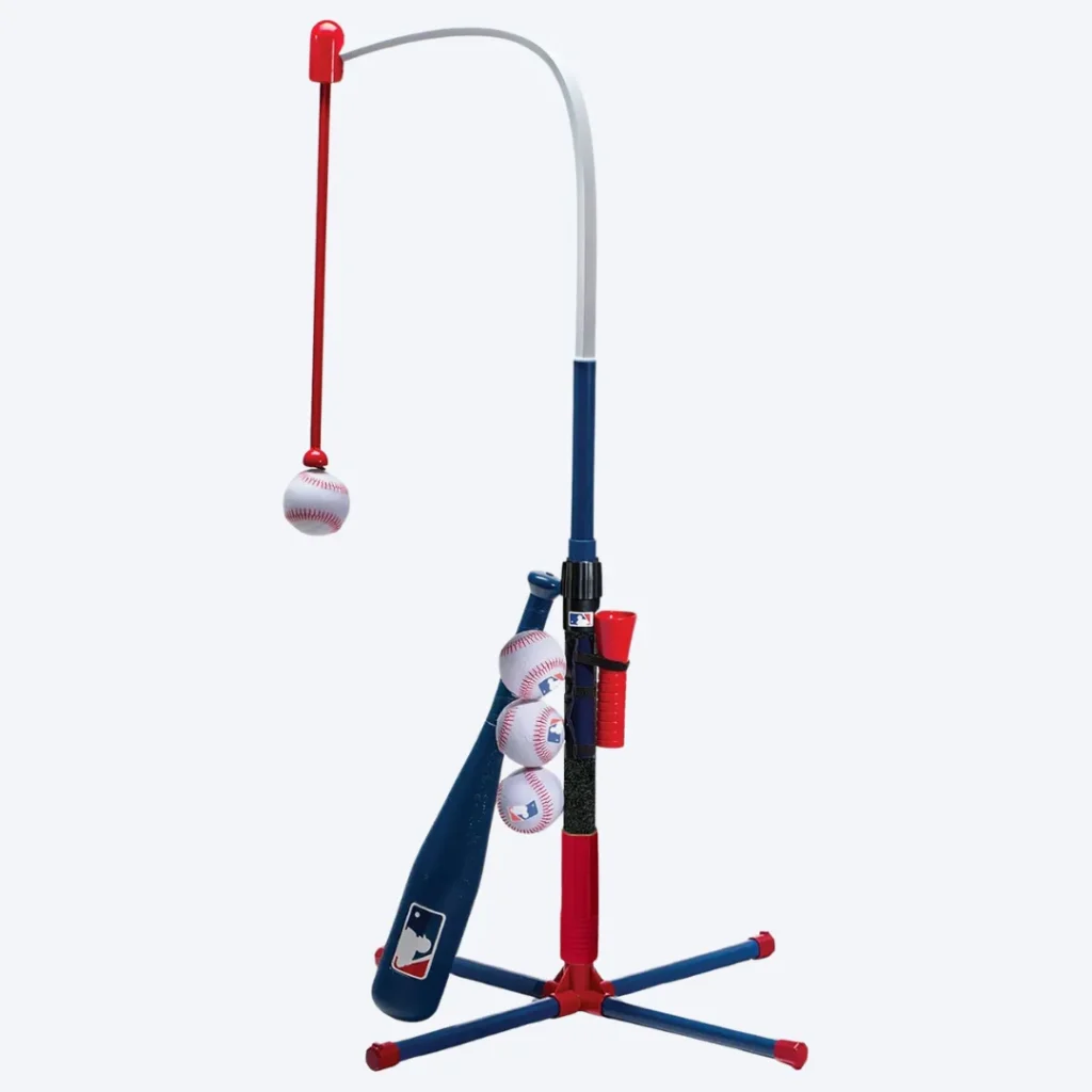 Franklin Sports Grow-with-Me Kids Baseball Batting Tee + Stand Set for Youth + Toddlers - Youth Baseball, Softball + Teeball Hitting Tee Set for Boys + Girls
