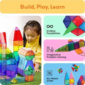 magnetic tiles imaginative play