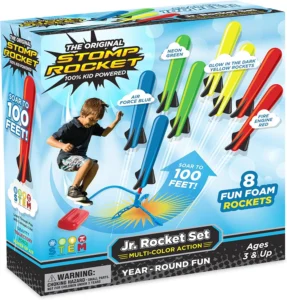 screen free activities stomp rocket